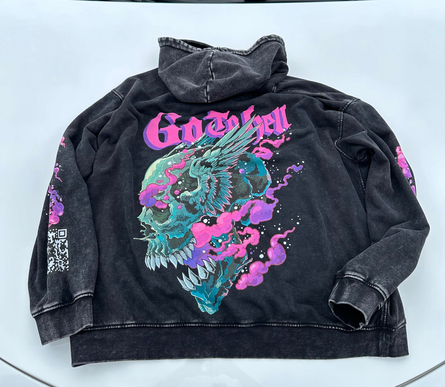 Go To Hell hoodie black