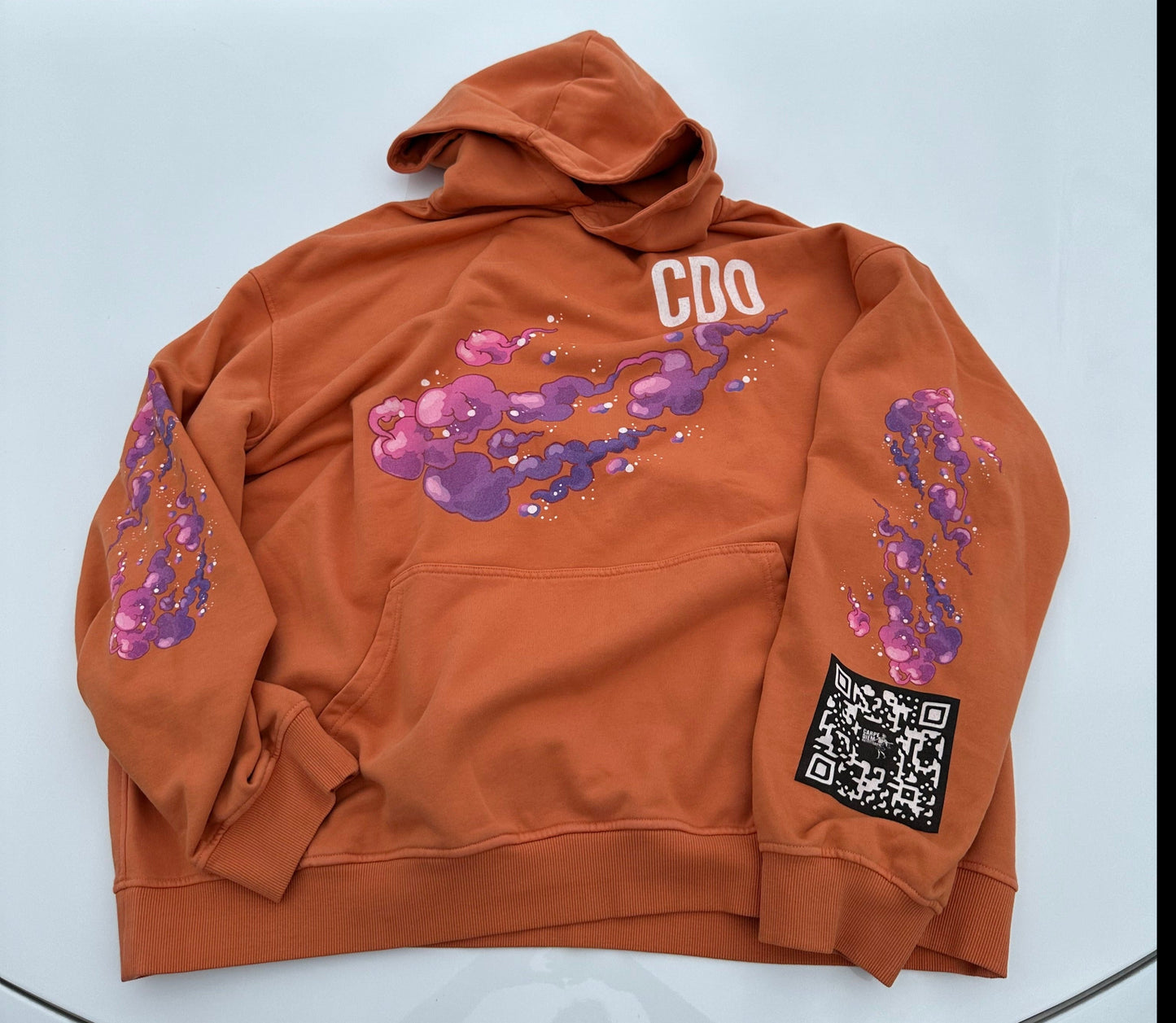 Go To Hell hoodie orange