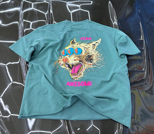 Yeah AWESOME Shirt V2 Green